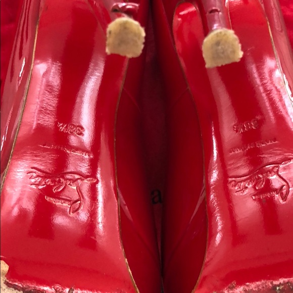 Christian Louboutin Bianca 140 Patent Calf 38.5 - Picture 6 of 7